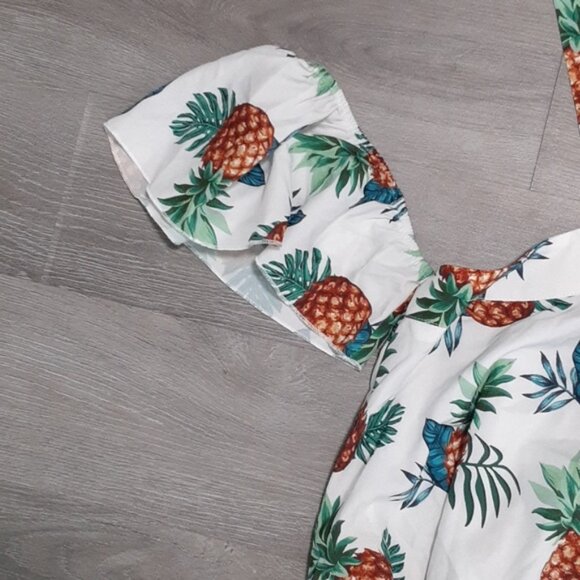 Shein Curve Cold Shoulder Top - Picture 5 of 8